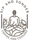 Sip and Sonder Coffee and Coolers logo